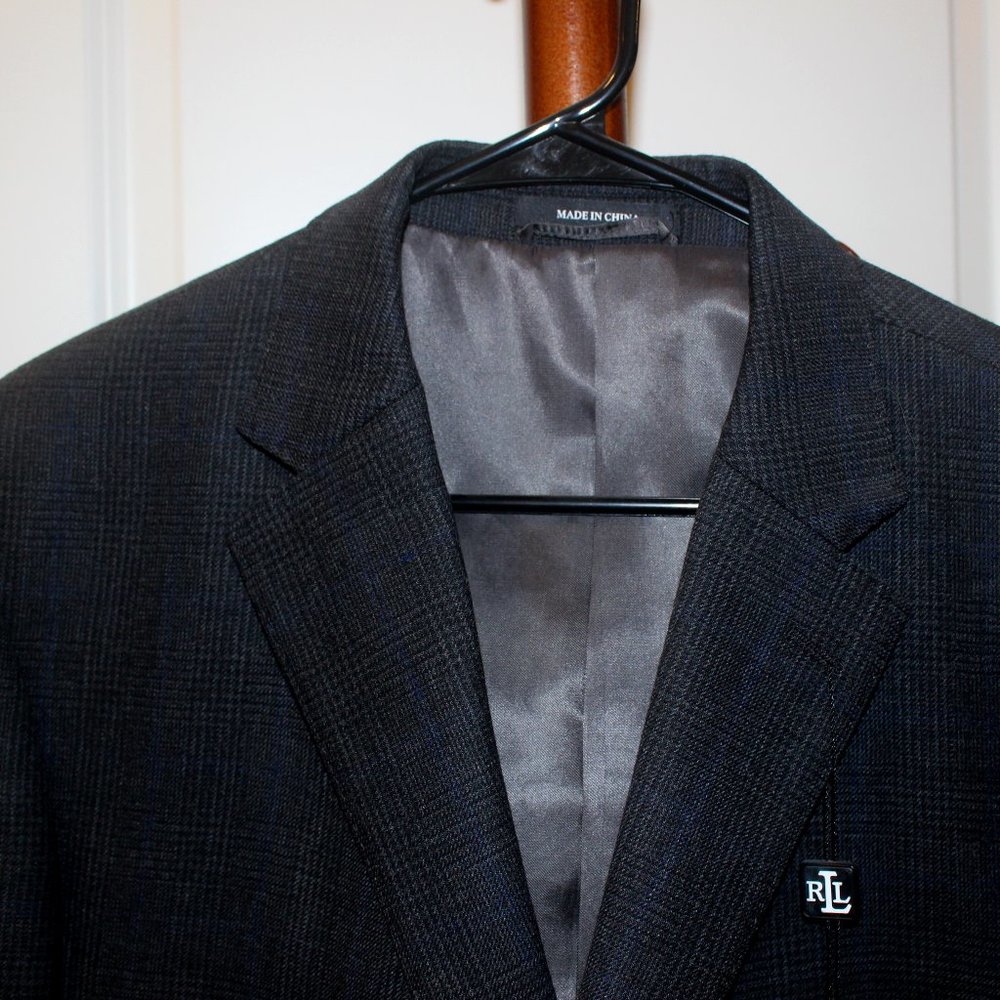Ralph Lauren New Suit Jacket 44S, Charcoal